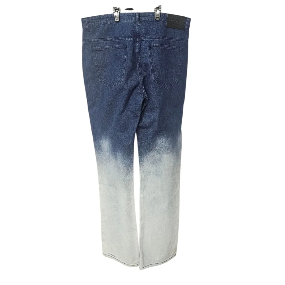 Young & Reckless Dip Dye Jeans In Blue Size 36 NWT